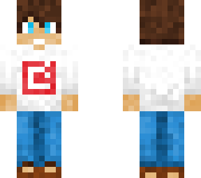 cybergamer999 with mojang t-shirt and blue headphones