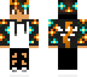 orange demon | Minecraft Skin