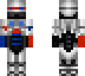 red and blue