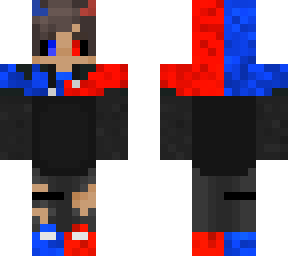 red and blue evil camo