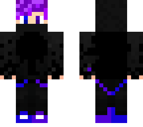 skull boy (blue & purple)