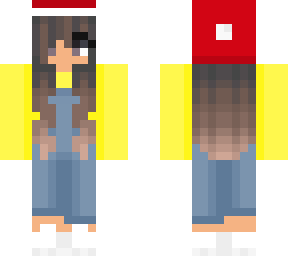 christmas girl overall (yellow)