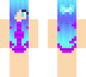 purple bathing suit