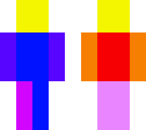 rainbow skin