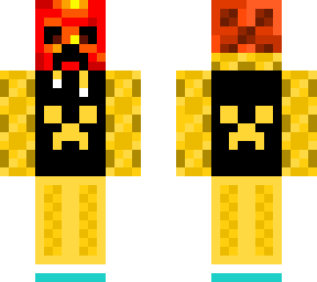 diamond creeper in hoodie
