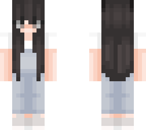girl in overalls