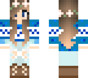 blue girl