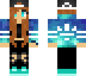 blue girl