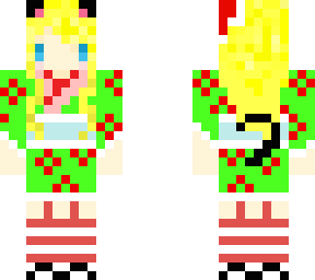 christmas kimono girl