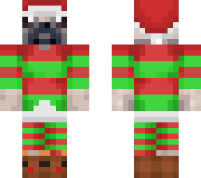 christmas pug elf