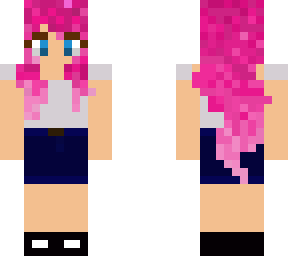 pink hair basic