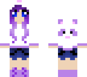 purple panda skin
