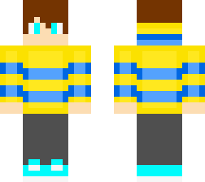 yellow and blue boy