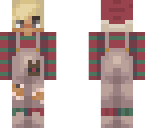 blonde male christmas skin