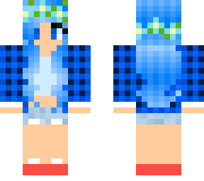 blue girl