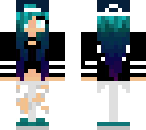 blue hair
