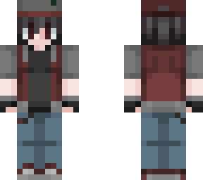 glitchy red
