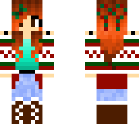 my new christmas skin