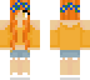 orange fanta girl