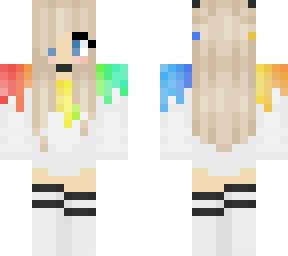 rainbow girl