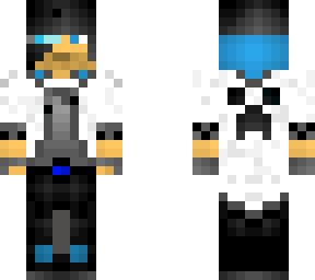 slim version of emo with white coat