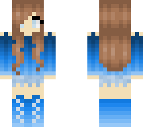 blue girl