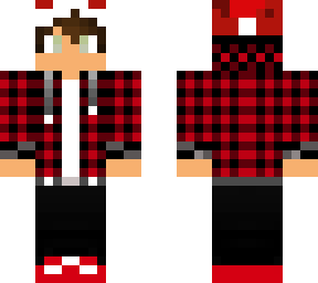 christmas flannel boy