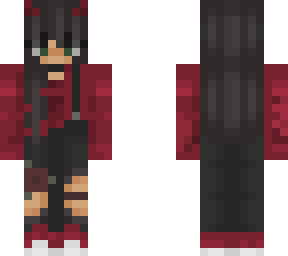 devil girl overalls edit