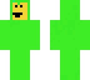 happy green man