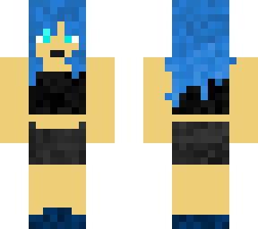 female w/ blue hair