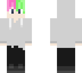 green and pink