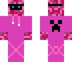 hot pink creeper sweatshirt