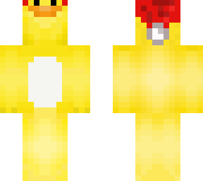 sorry derp duck with face under the head