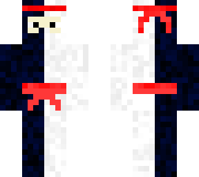white and black ninja