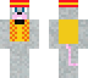 chuck e cheese (checkered vest)