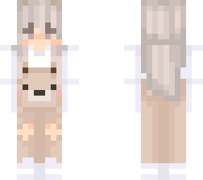bear skin girl edit