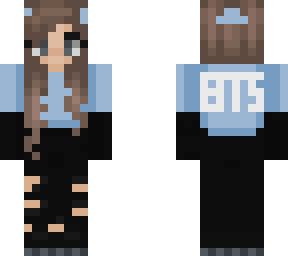 blue bts girl