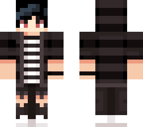 cute hoodie boy (black hair)