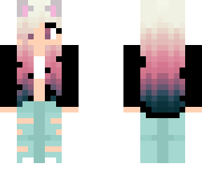ombre haired girl