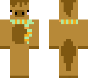 orange/ green scarfed horse
