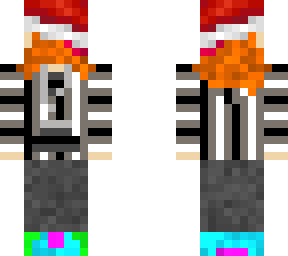 redheaddude's skin with a santa hat
