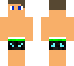 swimsuit black-blue-green
