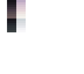 warm and cool - palettes