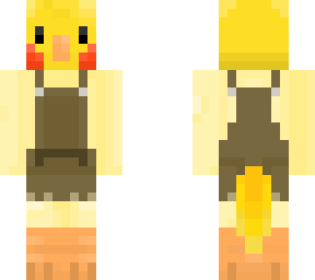 a birb with clothes