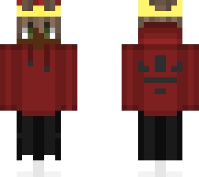 black red hood boy