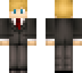 blonde suit