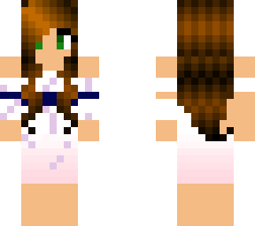 brown hair kimono girl