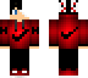 Cool Nike guy with hoodie and headset | Minecraft Skin