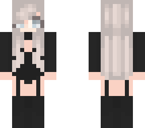 grey hair girl