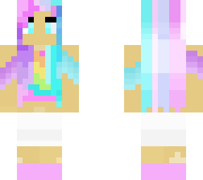 rainbow summer girl